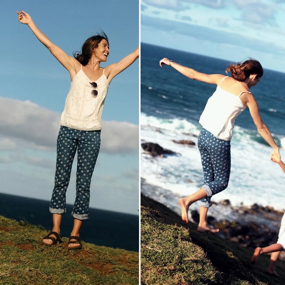 Anthropologie Pilcro Embroidered High-Rise Cropped Bootcut Jeans - Picture 4 of 16